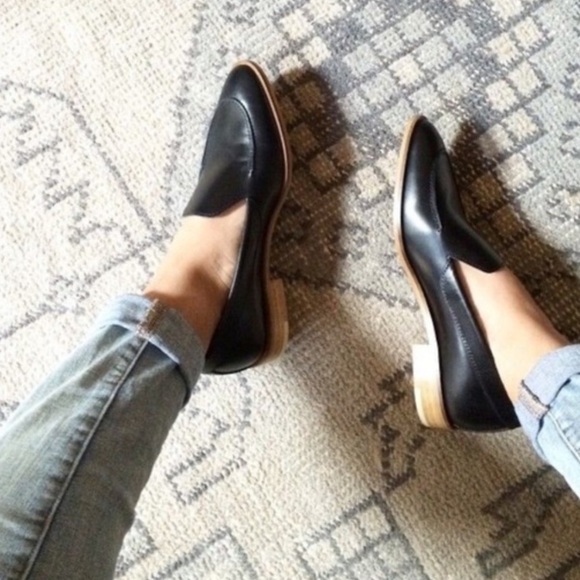 Everlane | Women’s black The Modern Loafer, pointed toe, stacked wood heel, 8.5 - Picture 14 of 16